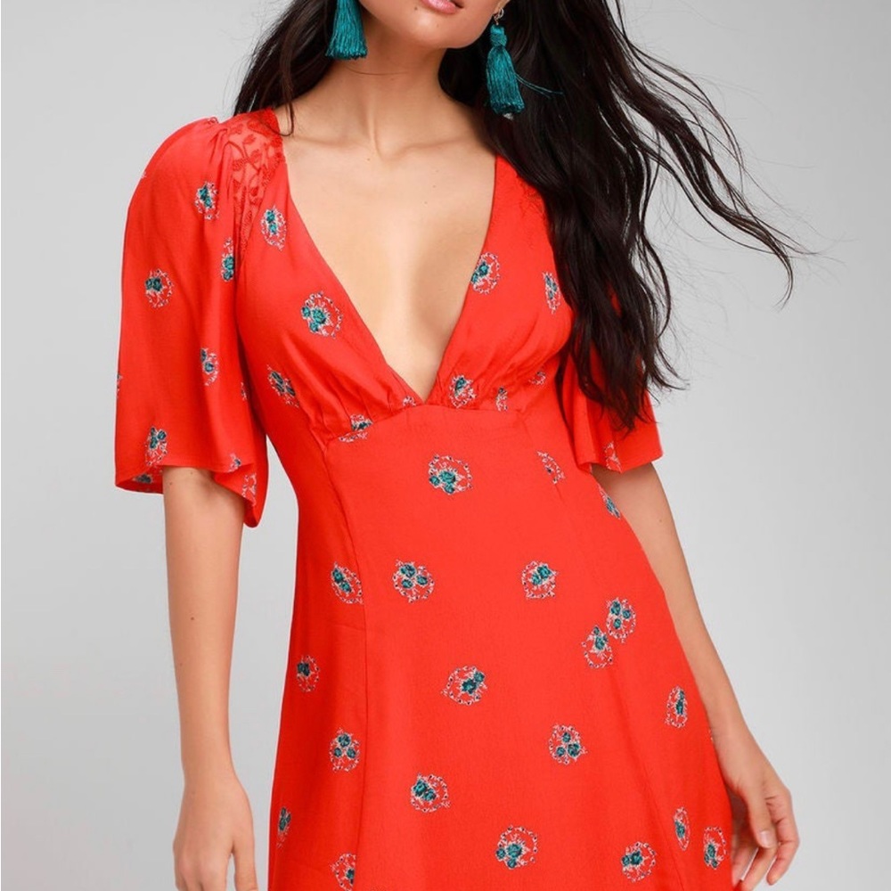 Free people mockingbird mini dress